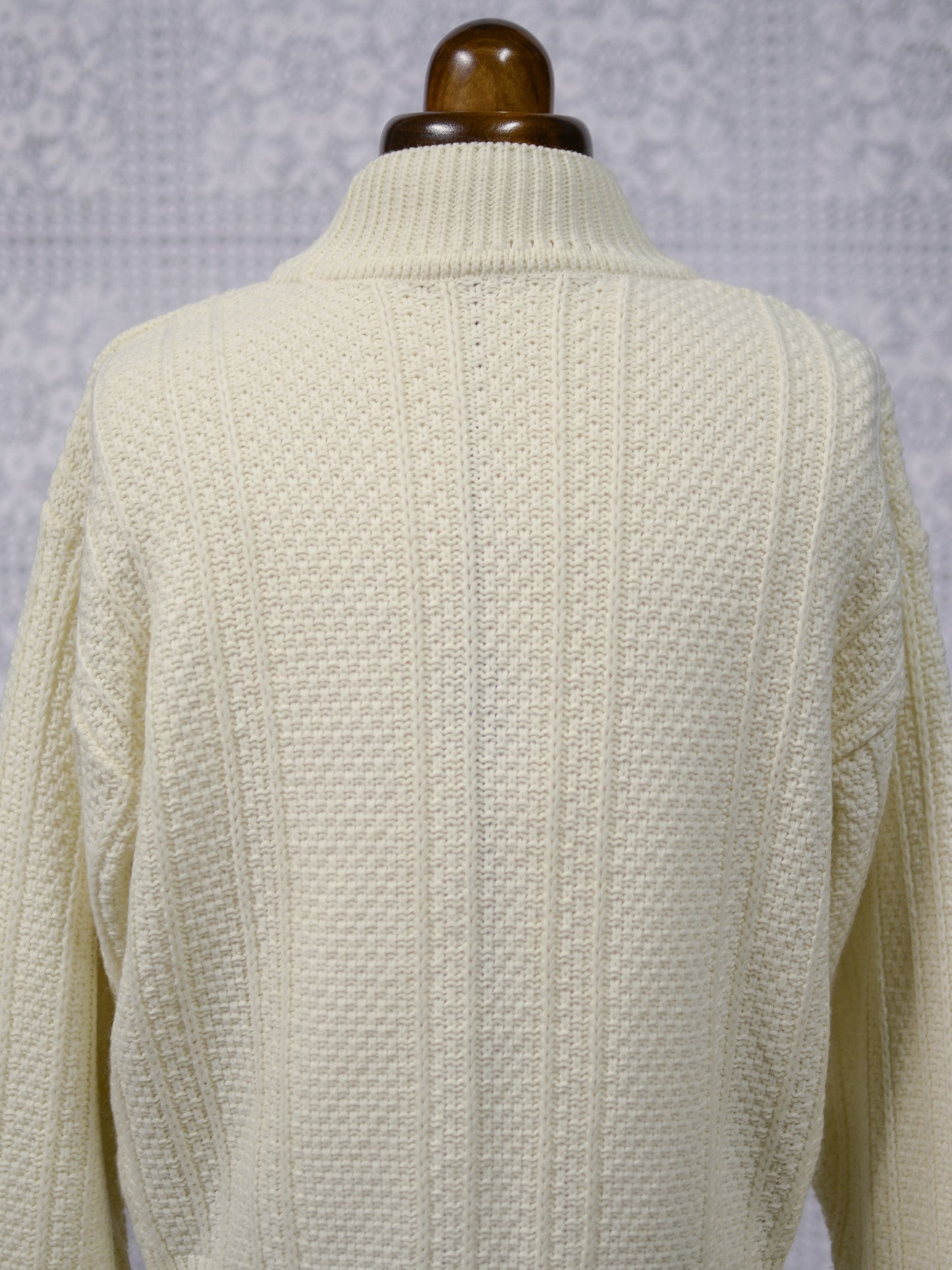 1990s St Michael cream cable knit jumper